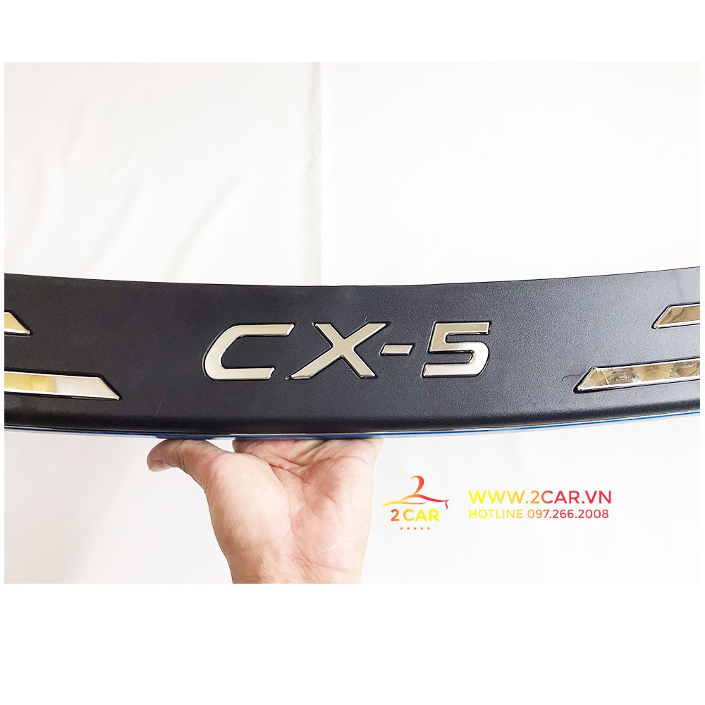 Ốp Chống Trầy Cốp Ngoài Xe Mazda Cx5 2018-2020, loại nhựa cao cấp