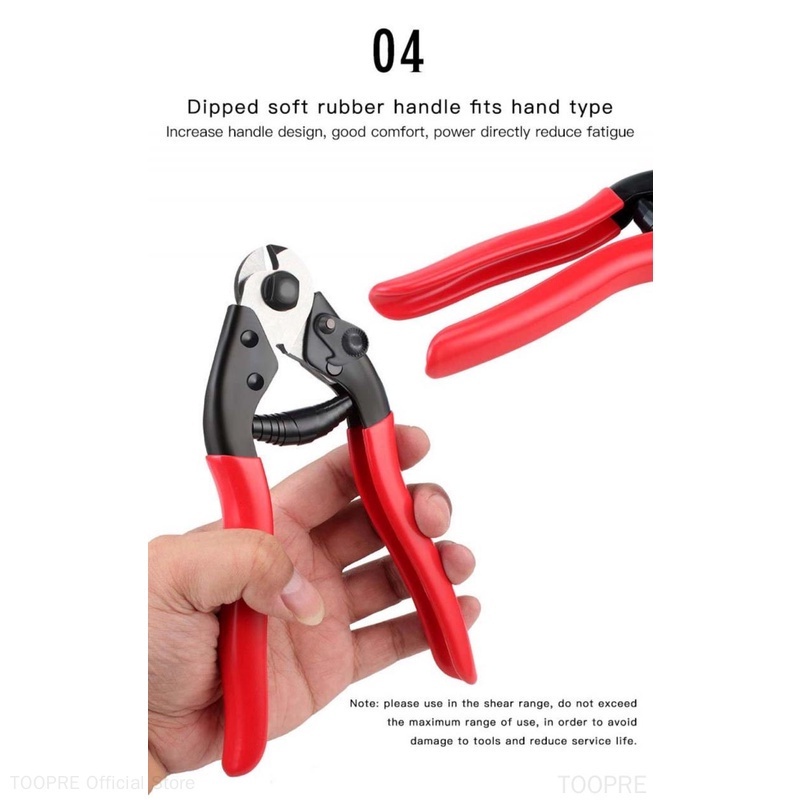 Dụng cụ cụ cắt dây cáp Toopre bằng inox cho xe đạp leo núi