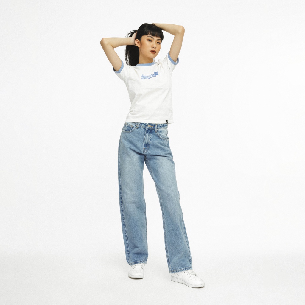 Áo Thun Nữ Tay Ngắn Pradies &quot;Blue Stars T-Shirt&quot;