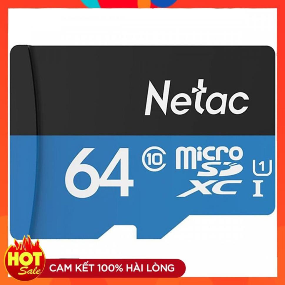 [Chính Hãng] Thẻ nhớ Micro SD Netac 64Gb Class10