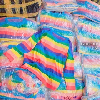 Áo len cầu vồng form rộng siu xinh nè!