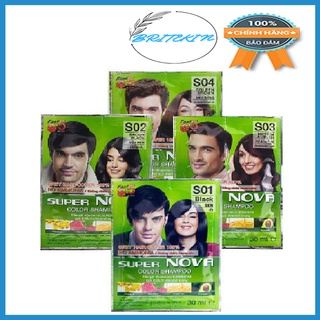 Combo Dòng Dầu Gội Nhuộm Thảo Dược Super Nova