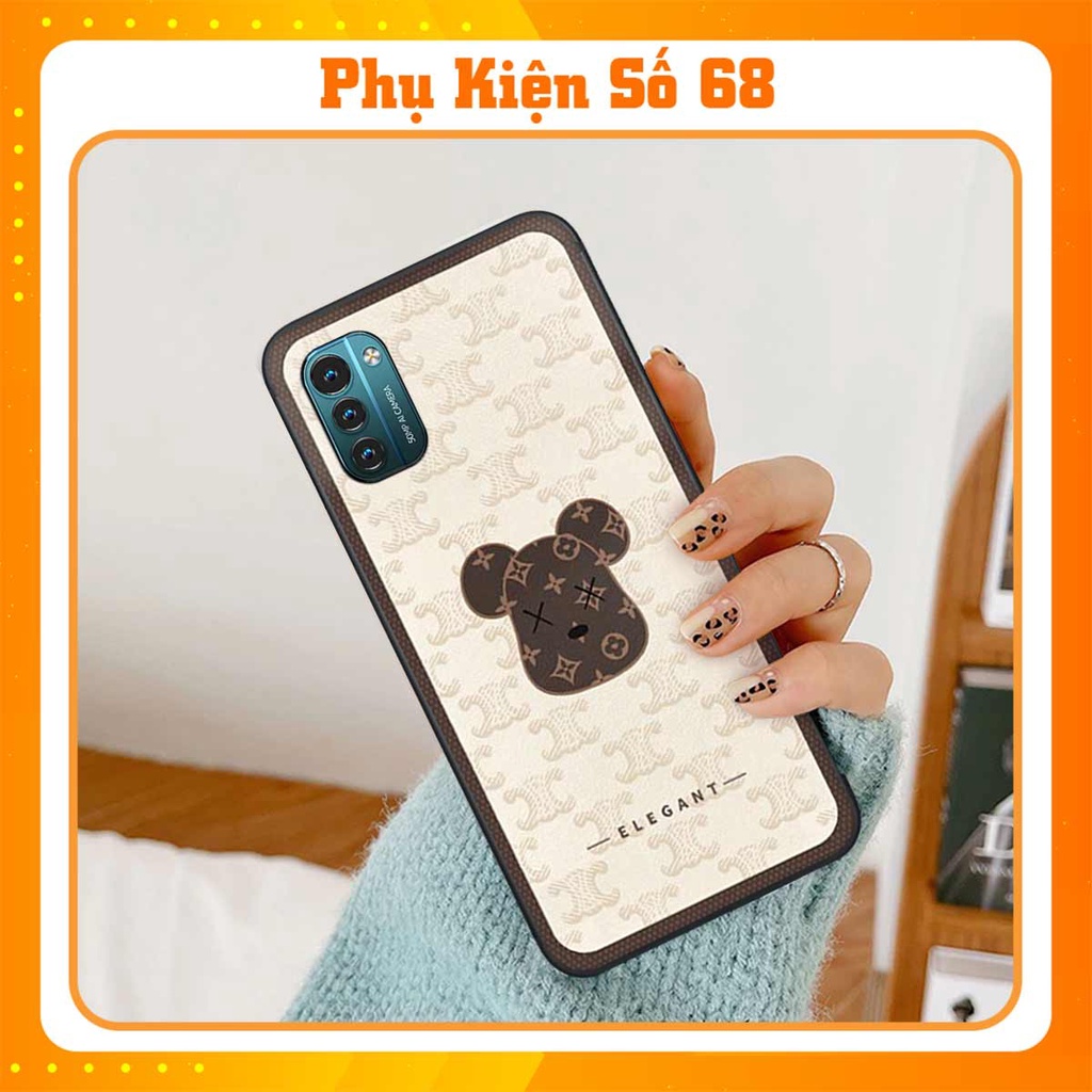 Ốp lưng điện thoại Nokia G21 elegant, gấu be@rbrick cao cấp, vỏ ốp rẻ đẹp