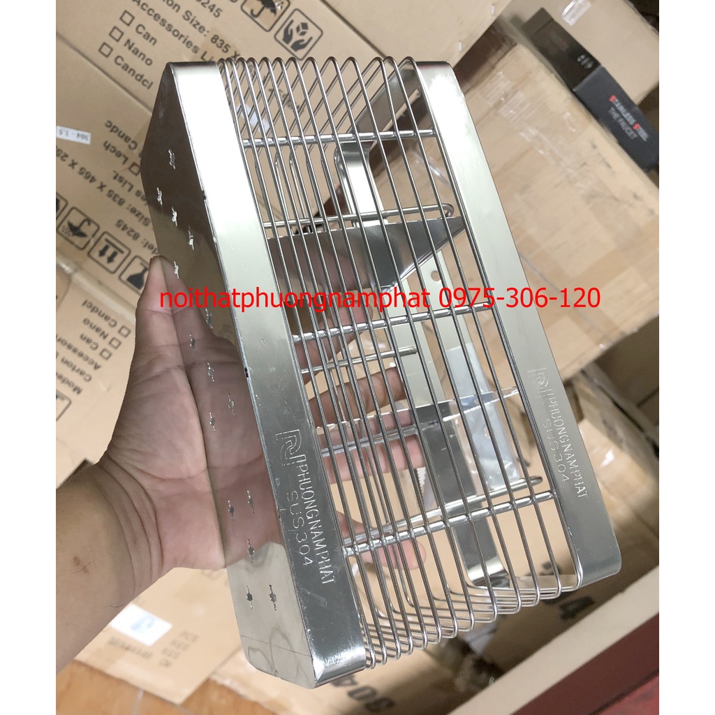 [HÀNG THƯƠNG HIỆU] Ống Đũa Muỗng 100% inox 304 OĐ12 ỐNG ĐŨA VUÔNG 3 NGĂN, hàng đặt xưởng inox 304 chuẩn chống han rỉ