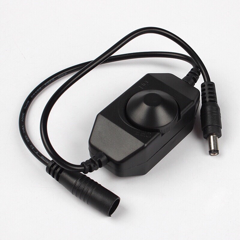 Công tắc điều chỉnh độ sáng bằng tay 12V DC PWM có nút cho ánh sáng dải LED