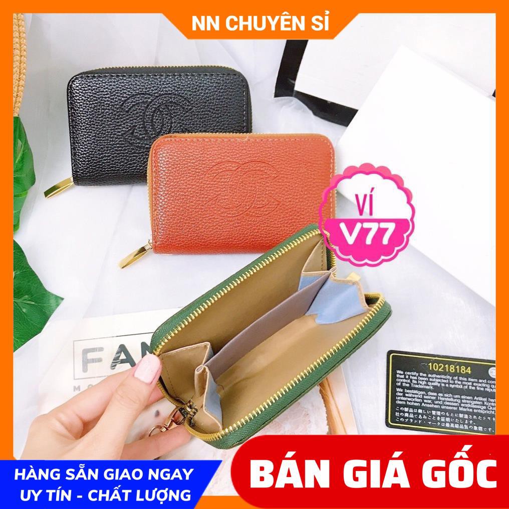 VÍ 1 KHÓA KÉO NGẮN - VÍ MINI - VÍ CẦM TAY ❤100% ẢNH THẬT❤HÀNG QC