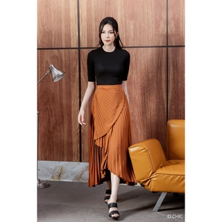 Áo phông thun tăm croptop tay lỡ D.CHIC MS: 186010