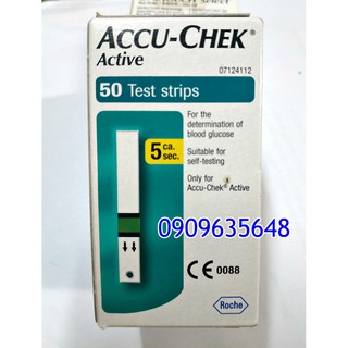 Que thử đường huyết Accu-Chek Active 50 Hàng date xa