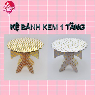 Kệ đựng bánh ép kim 1 tầng