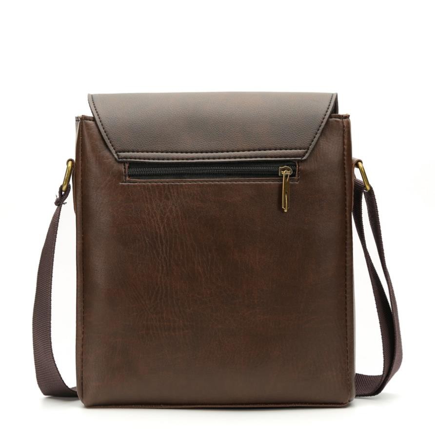 Túi Đeo Chéo Nam Cao Cấp Thời Tang D267 (đen -nâu) [CHẤT LƯỢNG TUYỆT | BigBuy360 - bigbuy360.vn