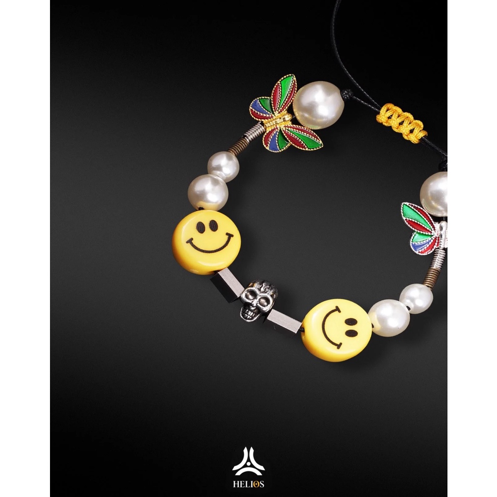 Vòng tay kim loại nam, nữ Helios Emoji