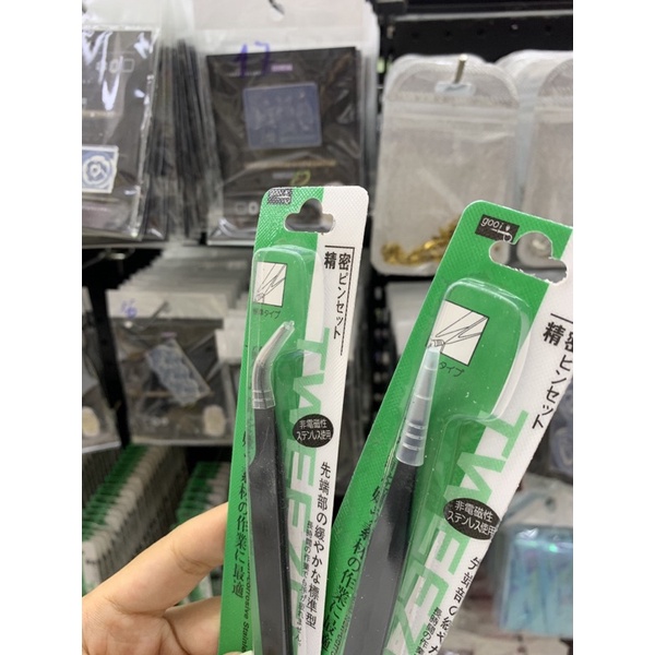 Nhíp gắp đá 2 đầu thẳng , cong