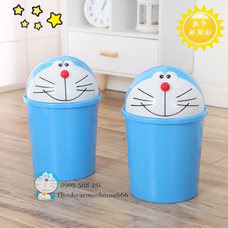 🌻thùng rác nắp lật 🎀 doraemon house
