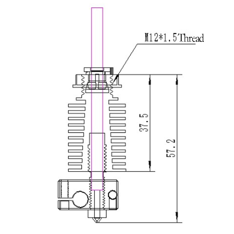Đầu Phun Nhiệt 4.1mm Cho Máy In 3d V6 1.75mm | BigBuy360 - bigbuy360.vn