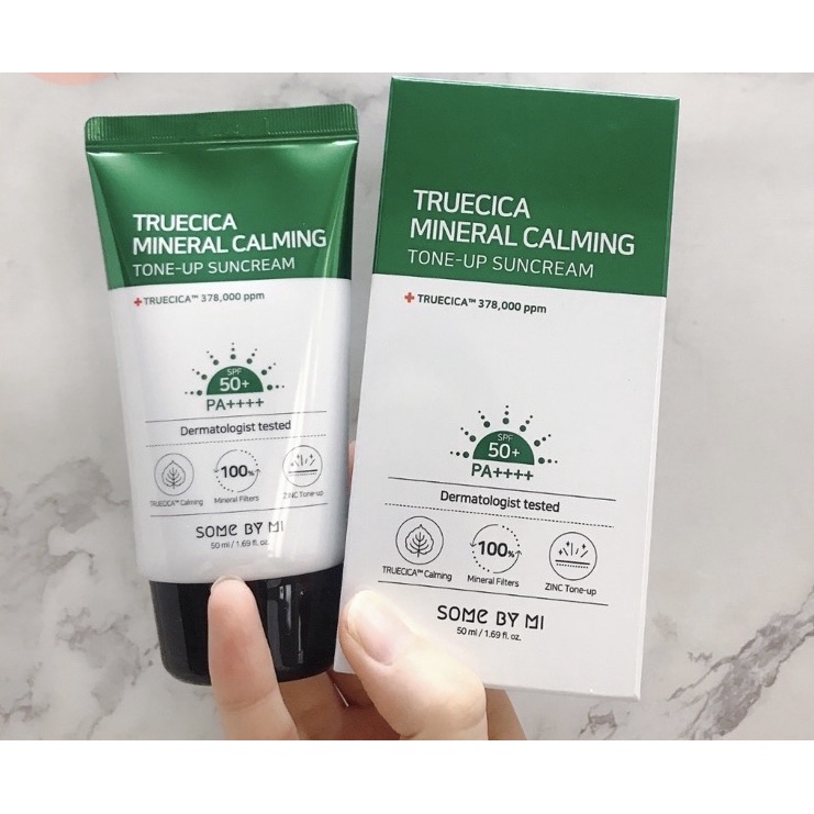 Kem Chống Nắng Some By Mi Truecica Mineral Calming Tone Up Suncream 50ml Mẫu Mới.