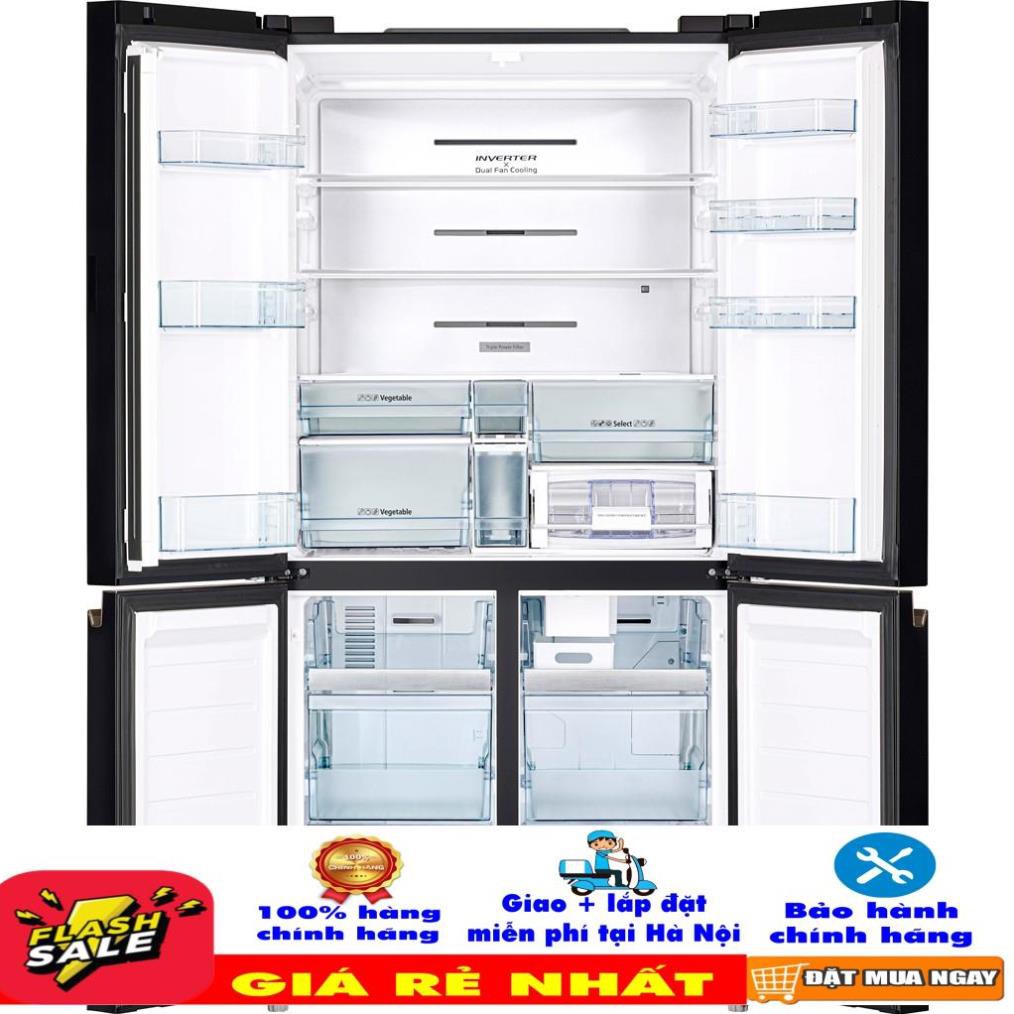 R-WB640VGV0 Tủ lạnh Hitachi Inverter 569 lít R-WB640VGV0 - Công nghệ Inverter, Khử mùi 03 lớp Triple Power Filter