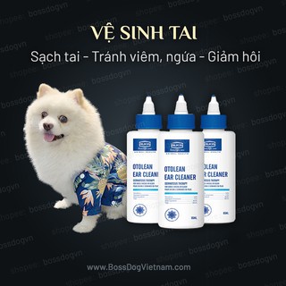 Dung dịch/ Nước vệ sinh tai OTOCLEAN cho chó mèo, giúp sạch tai, tránh viêm, ngứa tai giảm mùi hôi cho thú cưng