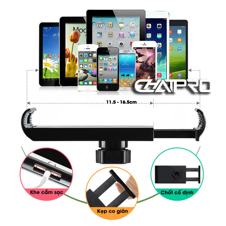 Giá đỡ iPad, máy tính bảng có chân kẹp đầu giường, cạnh bàn | BigBuy360 - bigbuy360.vn