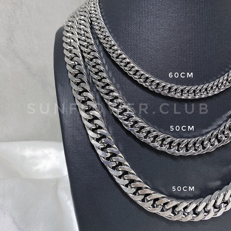 DÂY CHUYỀN XÍCH KÉP DÀY THÉP TITAN KHÔNG GỈ