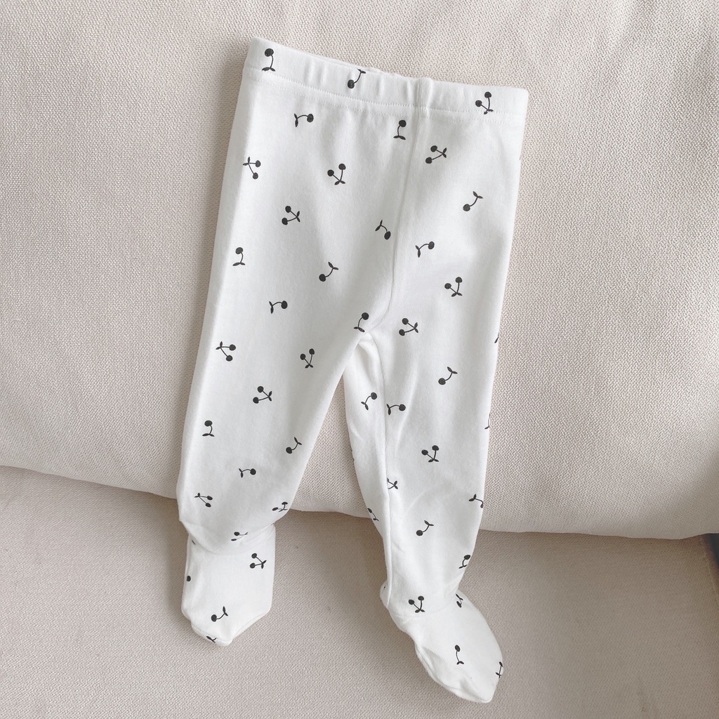 Quần legging liền bàn cho bé từ 5kg đến 13kg chất cotton mềm mịn