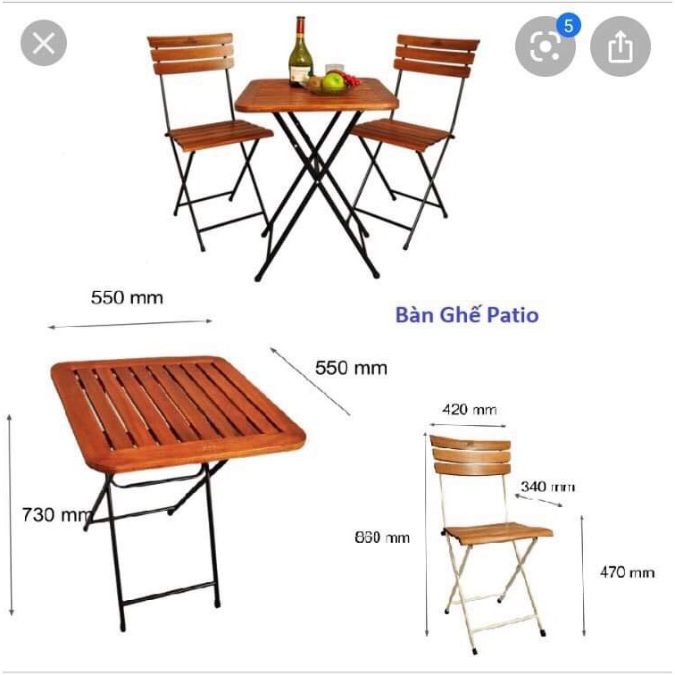 Bàn cafe, bàn trà chanh lục giác chất liệu gỗ Gem Decor