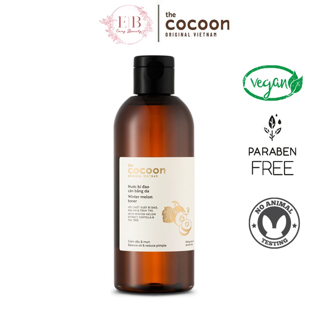 Big Size Toner Dưỡng Da Nước Bí Đao Cân Bằng Da Cocoon 310ml