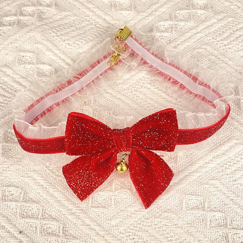 Kẹp Tóc Tua Rua Đính Bóng Lông Nhung Màu Đỏ Mừng Năm Mới