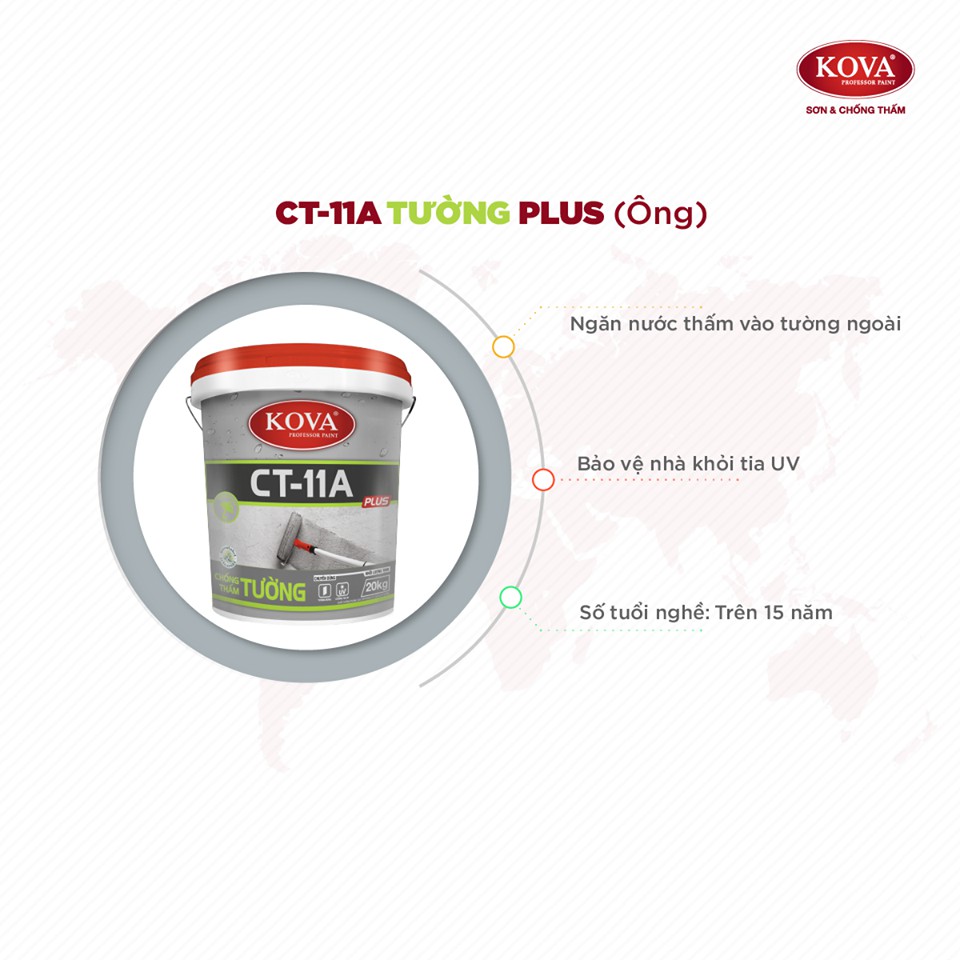 Chống thấm tường KOVA loại 1kg