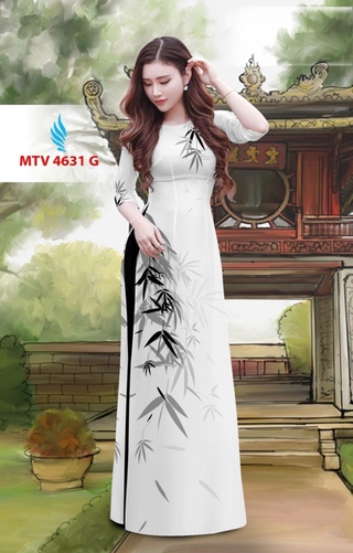 Vải áo dài lá trúc