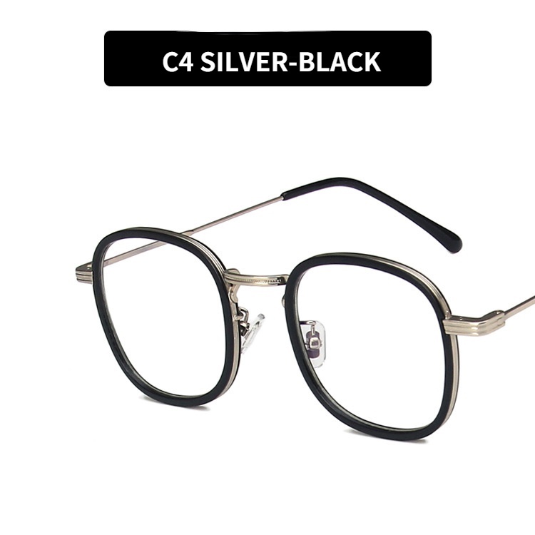 Mắt kính gọng bo tròn chất liệu kim loại thời trang