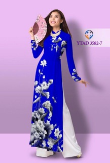 Vải áo dài in 3D order 1 tuần