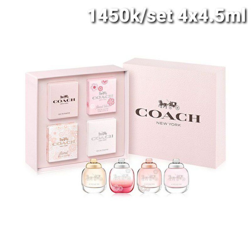 Set 4 chai nước hoa mini Nữ Coach