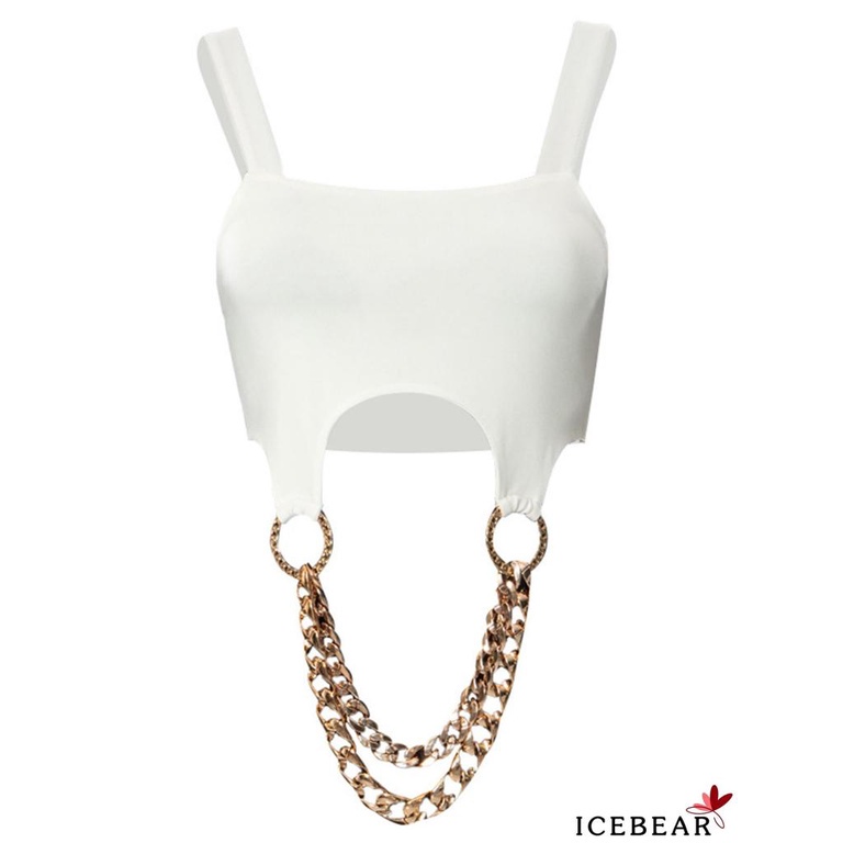 Áo hai dây cổ chữ U màu sắc thời trang cho nữ