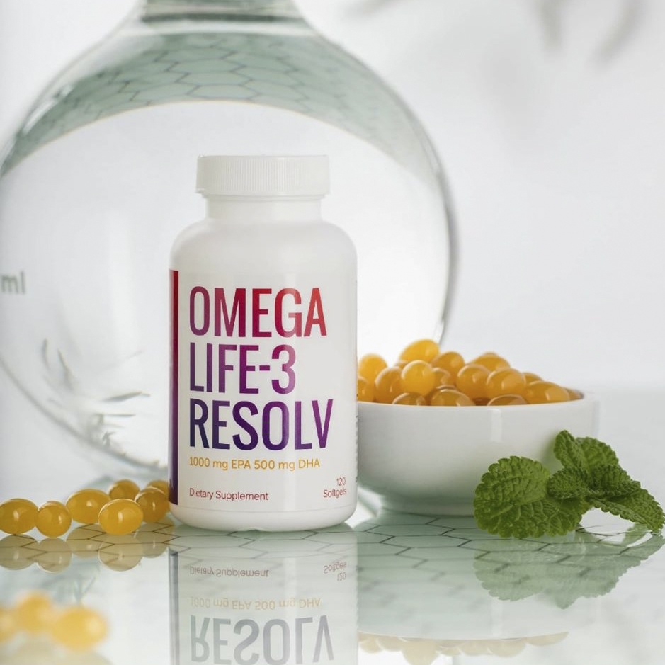 Omega 3, Vitamin OMEGA LIFE 3 RESOLV Chía Khóa Vàng Phòng Ngừa Bệnh Tim Mạch