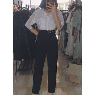 QUẦN BAGGY NỮ  LƯNG CAO-Chất Vải Dày Dặn Lên Form Cực Chuẩn-  Thời Trang Nữ Cao Cấp
