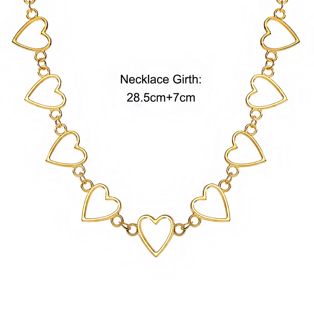 Vòng Cổ Choker Mặt Trái Tim Dễ Thương Ngọt Ngào Phong Cách Hàn Quốc Cho Nữ