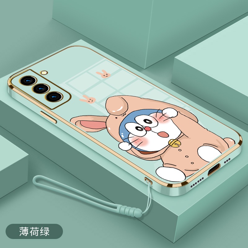 Ốp Điện Thoại Cao Su Mềm Hình Doraemon Cho Samsung S21 S21 FE S21PLUS S21 ULTRA S22 S22 ULTRA S22 PLUS