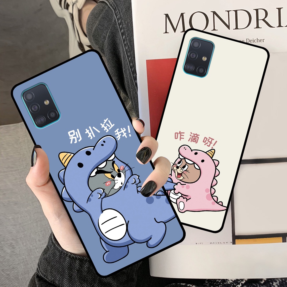 Ốp lưng Samsung A31 / A51 / A71 / M51 in hình cặp đôi doremon, hổ, khủng long dễ thương