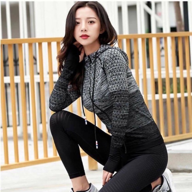 Áo Khoác Tập GYM‼️FREE SHIP‼️Chất Dệt Thấm Hút Mồ Hôi, Vừa Chống Nắng Thời Trang