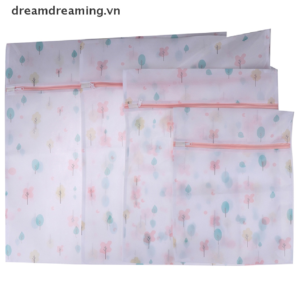 Túi Giặt Đồ Lót Bằng Polyester Phối Khóa Kéo Tiện Lợi