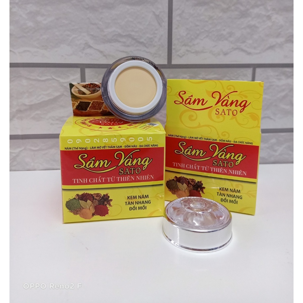 Kem nám sâm vàng saTo thảo dược đông y