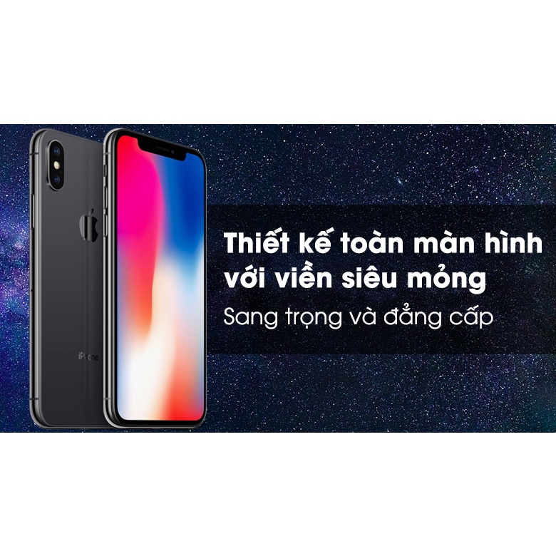 Điện thoại iPhone X 64GB bản Quốc Tế Nguyên Zin sản phẩm đến từ MR CAU