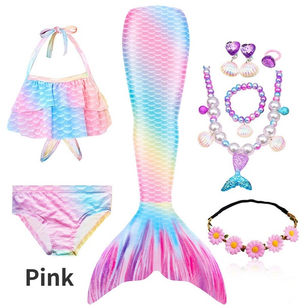 Đồ Bơi Có Đuôi Nàng Tiên Cá Cho Bé Gái