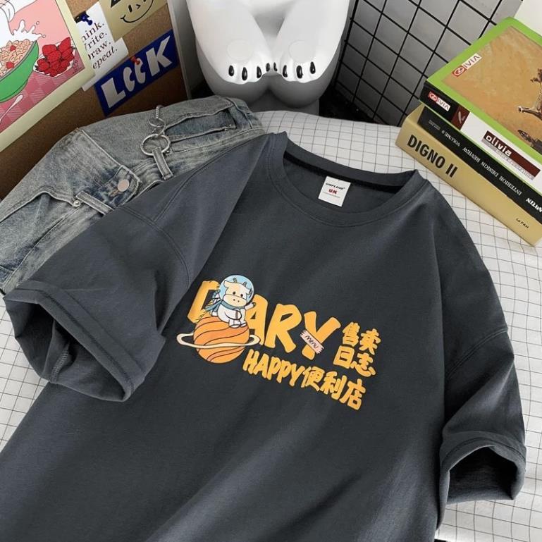 Áo Thun Tay Lỡ DIARY Hot Trend - Áo Phông Rộng Ngắn Tay Nam Nữ Unisex Hottrend