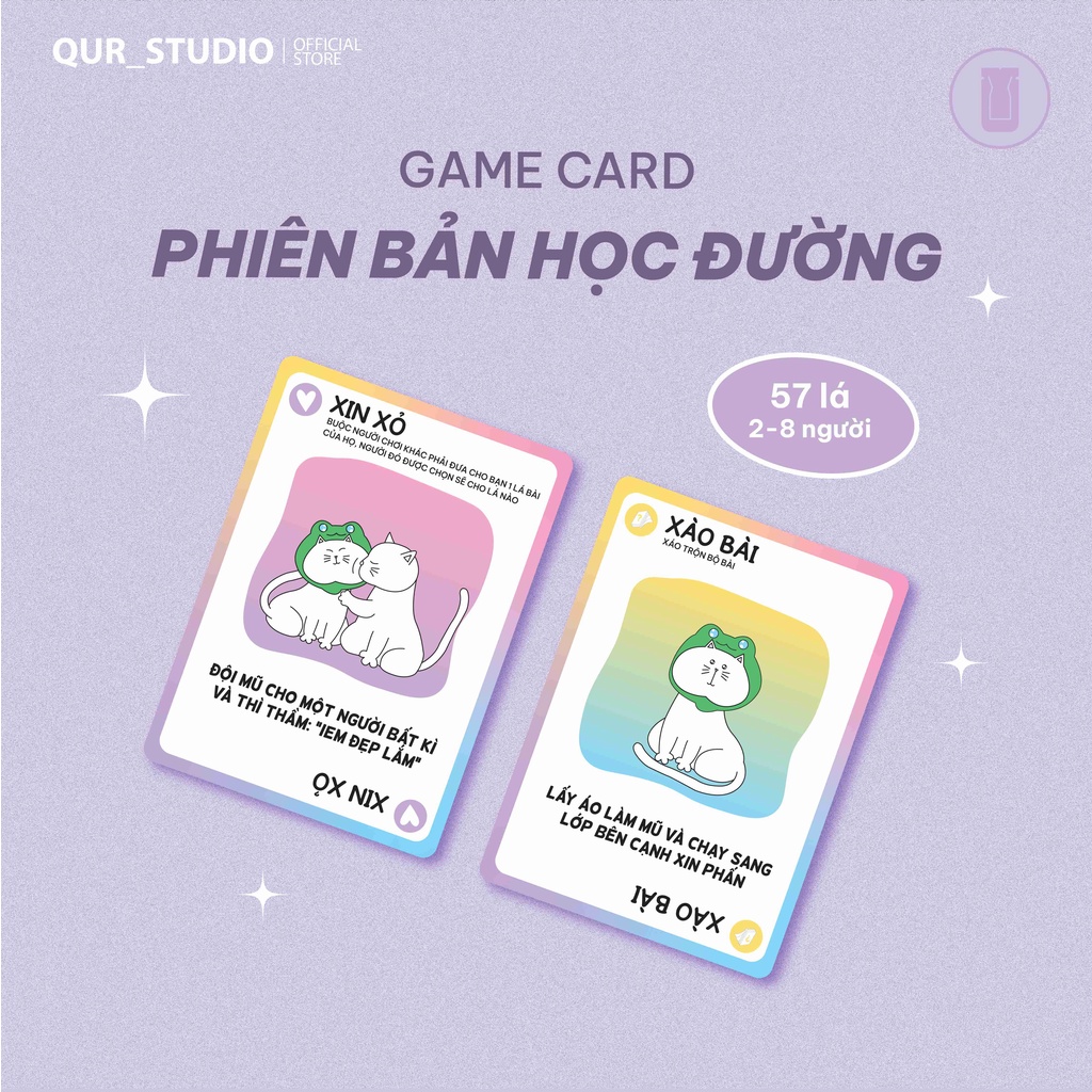 Bộ Bài Mèo Nổ Our Moments– Boardgame Thách Hay Thật QUR STUDIO