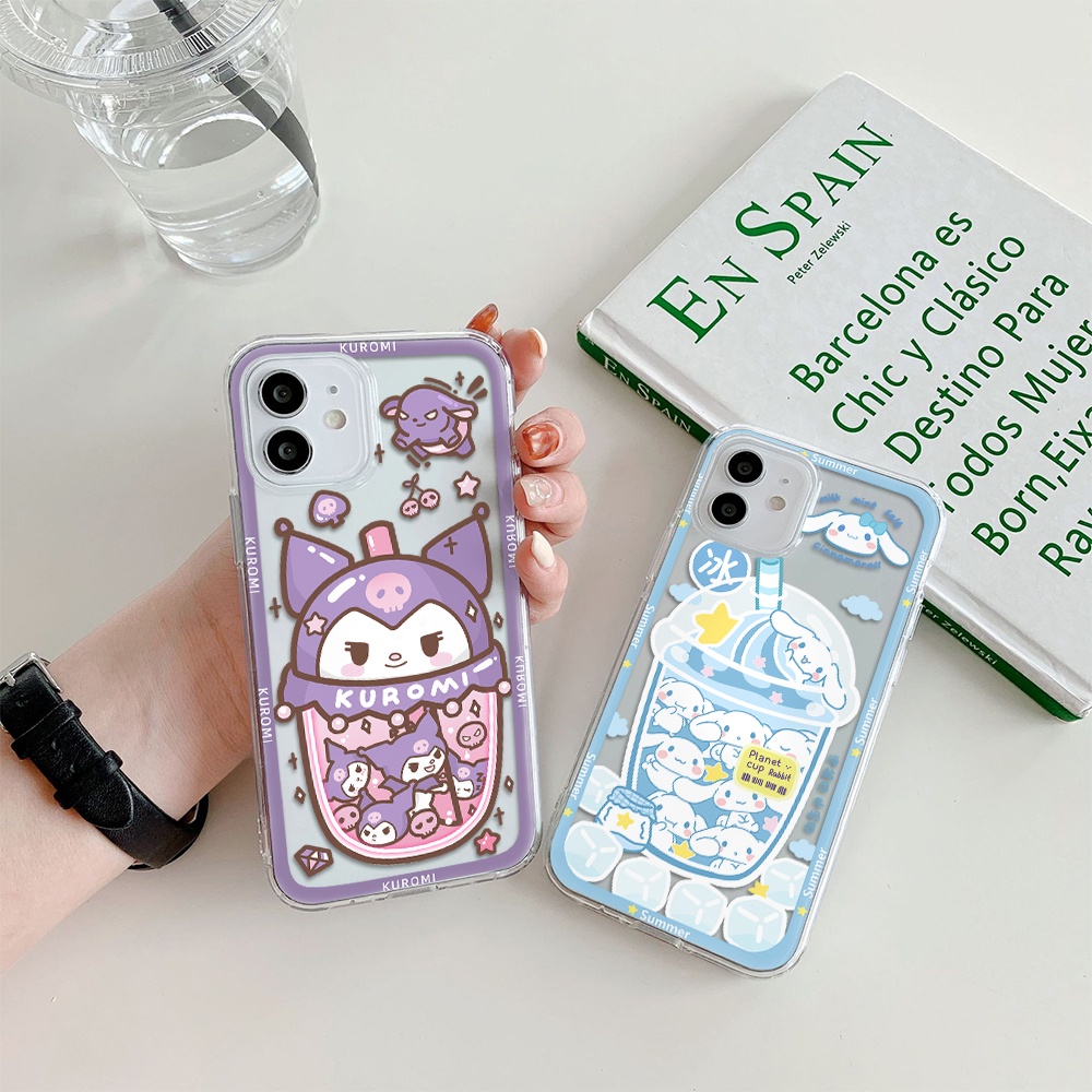 Ốp Điện Thoại Hình Kuromi Cinnamoroll Cho Iphone 11 Pro Max 12 Pro Max 13 Pro Max Mini Iphone 6 7 Iphone 8 Iphone 6 7plus Iphone Se 2020 Iphone X Xs Xr 5 4
