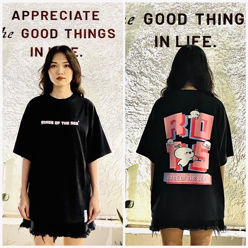 ÁO THUN RAGE OF THE SEA BIGLOGO HỒNG | BigBuy360 - bigbuy360.vn