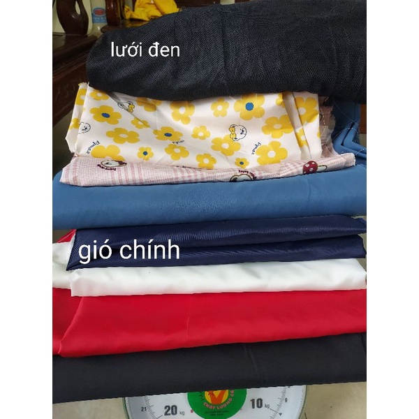 Vải gió Hàn Quốc may áo khoác gió