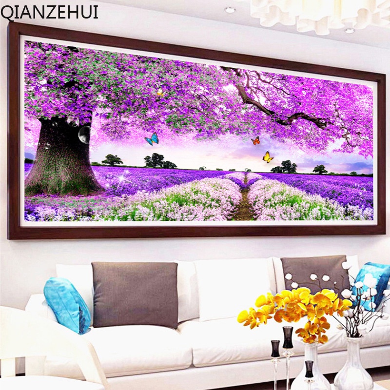 Bộ Tranh Đính Đá 5D Hạt Tròn Tự Làm Họa Tiết Tinh Tế Trang Trí Nhà Cửa