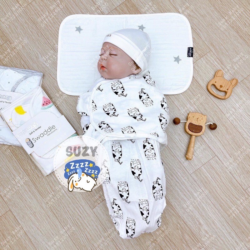 Ủ kén cotton Sunnozy Sotf vs Tender cực mềm mại cho bé